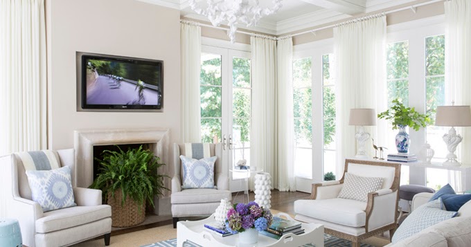Decoración Fácil: UNA CASA DECORADA EN BLANCO CON DELICADOS TOQUES DE COLOR