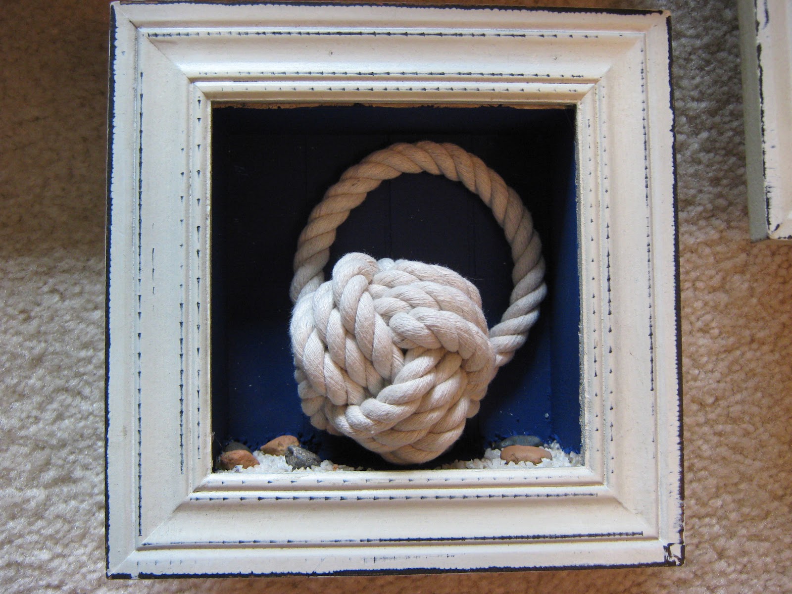 FakeIt Frugal Nautical Knots Shadow Boxes