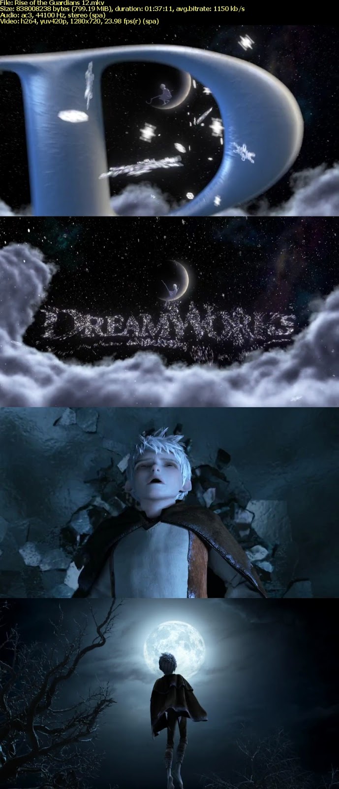 Вартові легенд / Rise of the Guardians 2012 720p Ukr/Eng