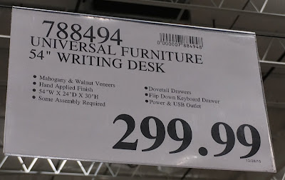 Deal for the Universal Furniture Broadmoore Writing Desk at Costco