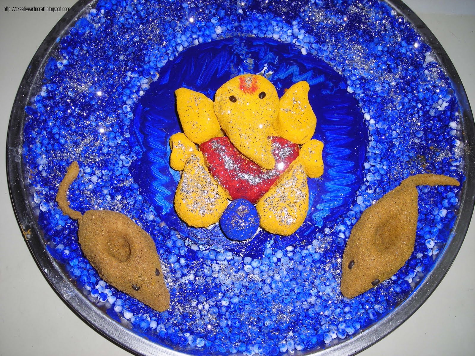 Anu S Art And Crafts Thali Decoration Eco Friendly