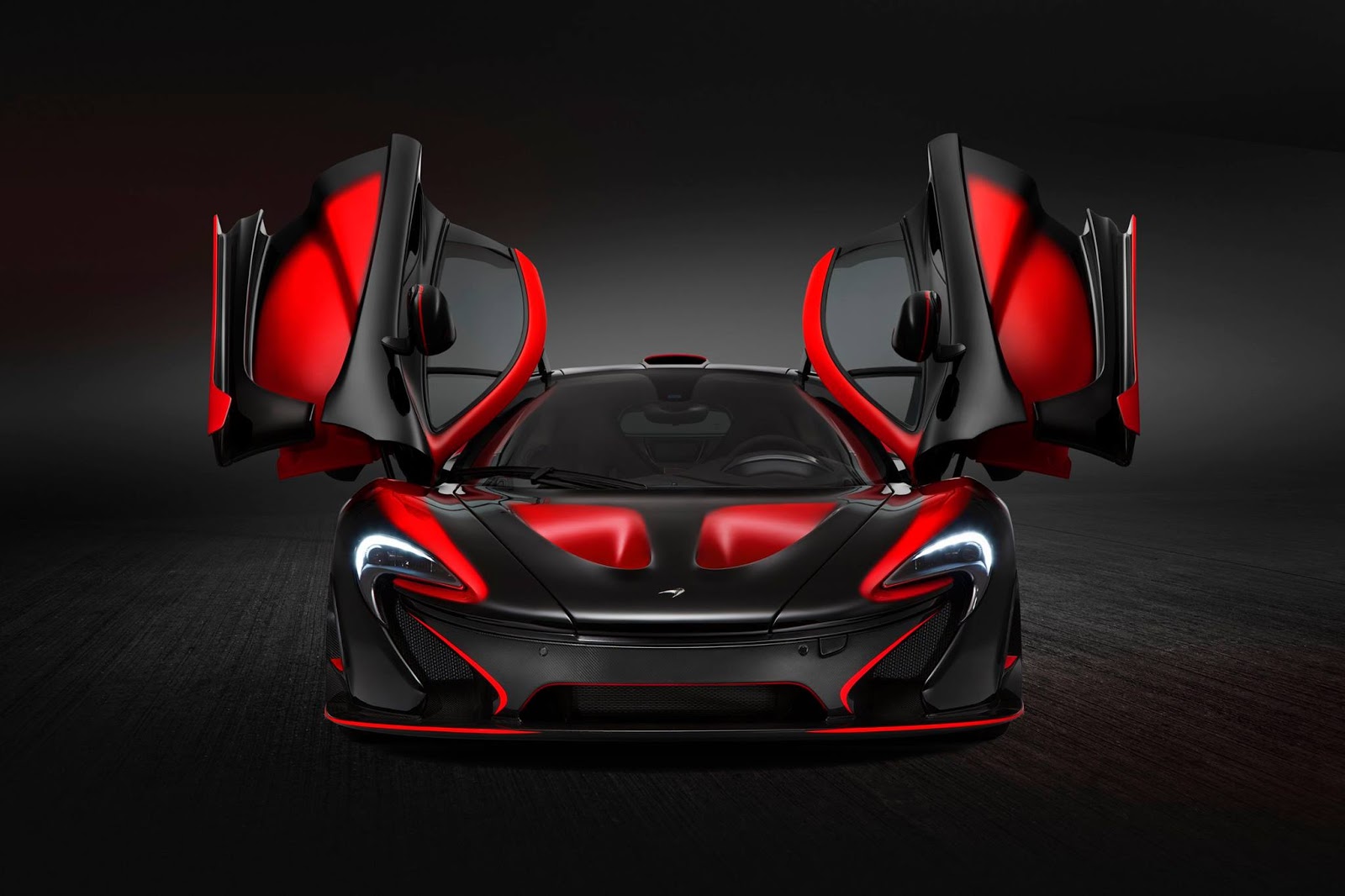 Red And Black MSO McLaren P1 Looks Demonic