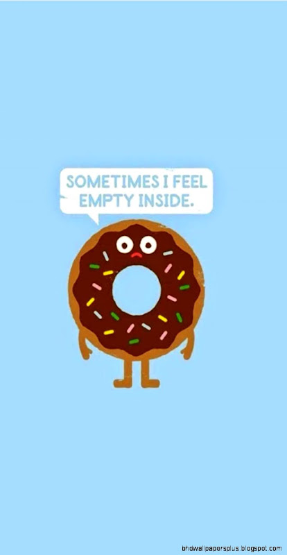 Sometime i fell empty inside Funny Cartoon iPhone wallpapers Sometime i fell empty inside Funny Cartoon iPhone wallpapers