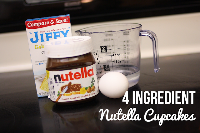 Easy Nutella Cupcakes