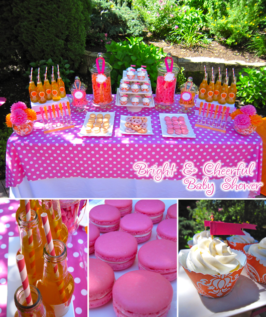 I Heart Pears Orange Baby Shower Inspirations