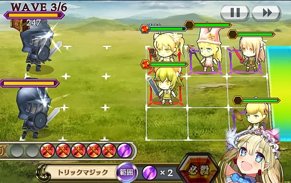 中ボス:ビック騎士×2