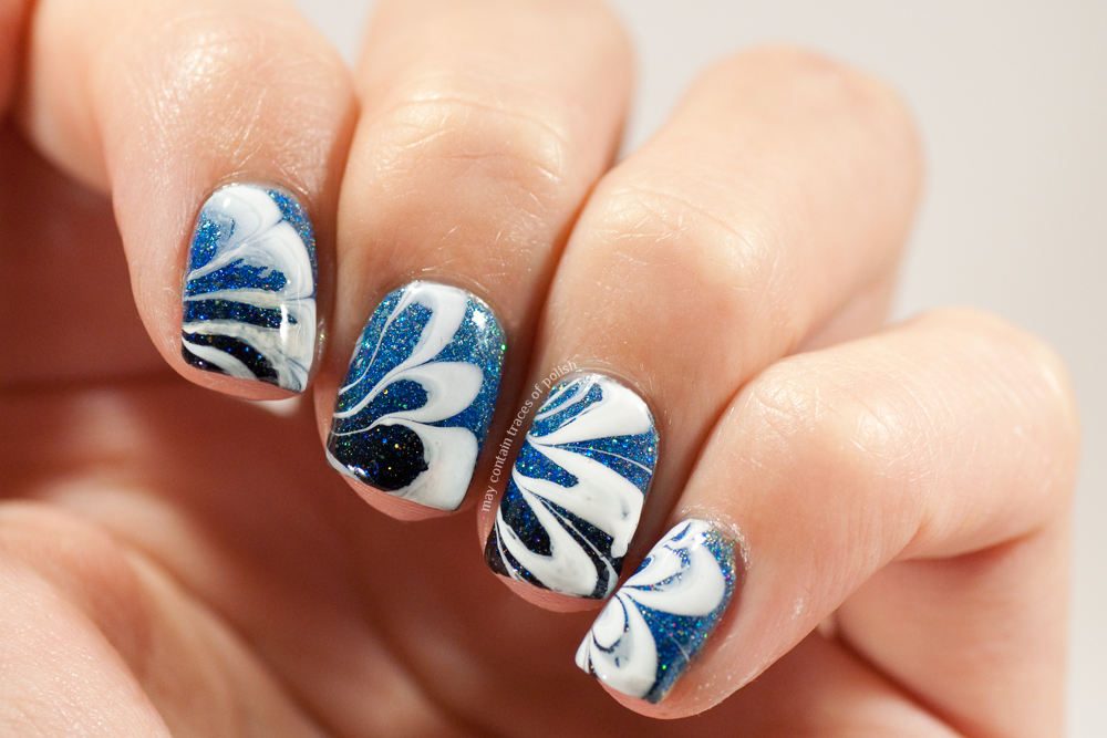 31DC2015: Day 20, Water marble - May contain traces of polish