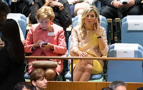 King Willem Alexander and Queen Maxima attended the 70th session of the UN General Assembly at the UN headquarters