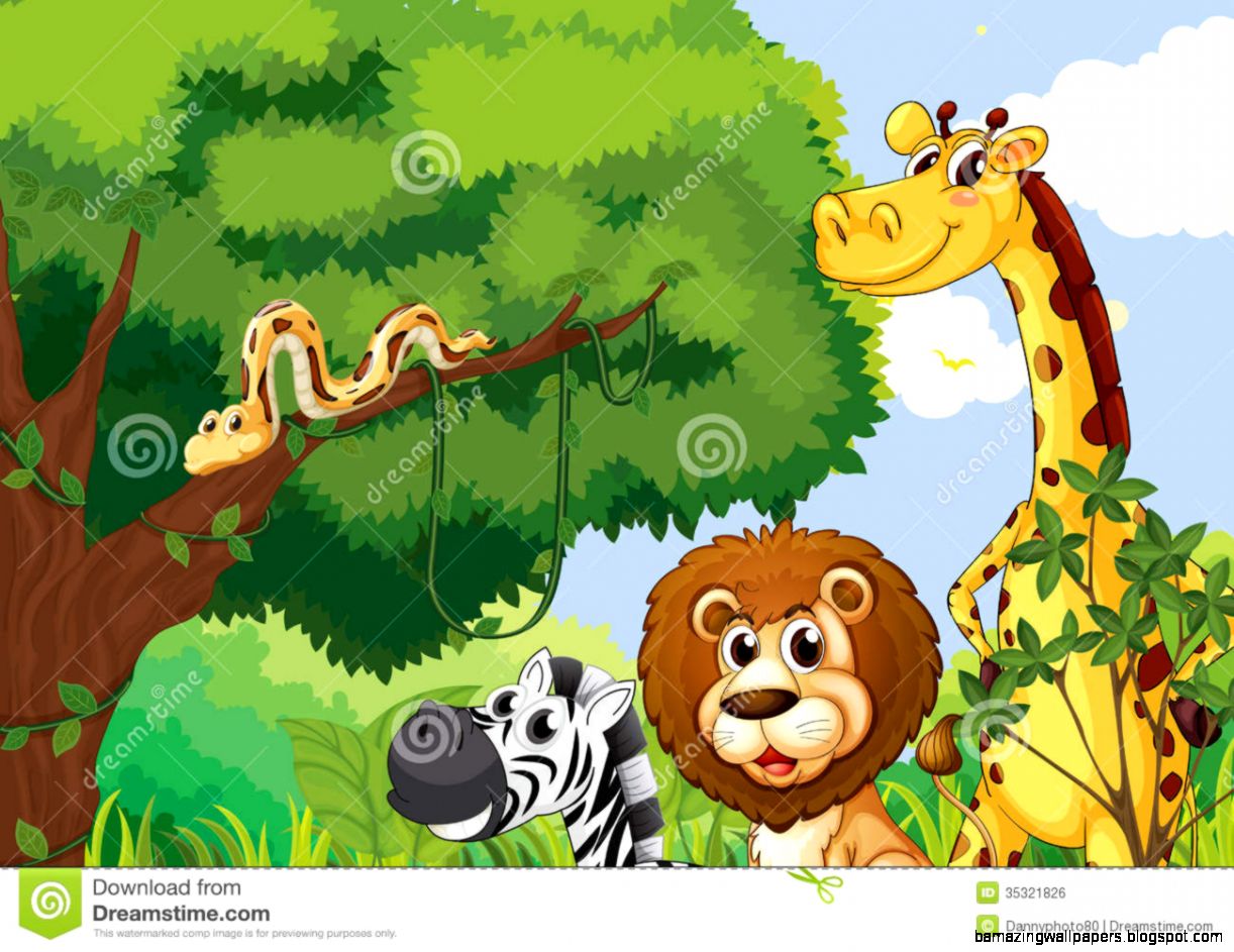 Wild Animals In The Forest Royalty Free Stock Image Image 36757126 Wild Animals In The Forest Royalty Free Stock Image Image 36757126