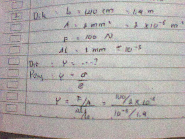 Kumpulan Materi Pelajaran Tugas Bab 3 Elastisitas Dan Gerak Harmonik Sederhana