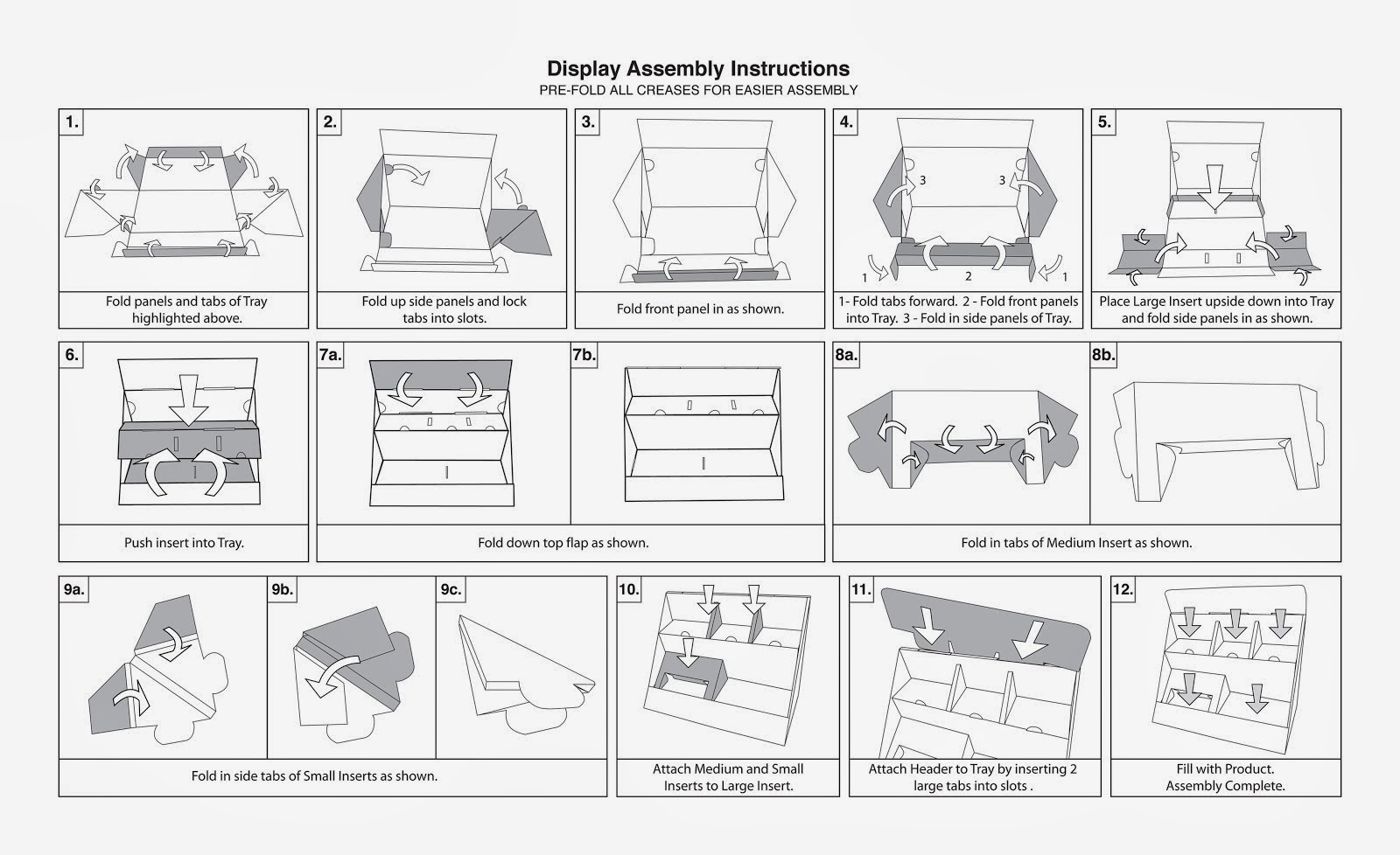 Line-art Instruction Sheet