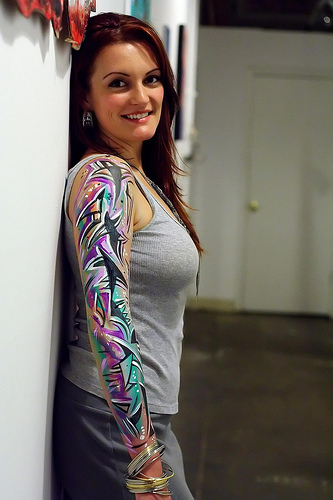 Half Sleeve Tattoo Designs For Girls