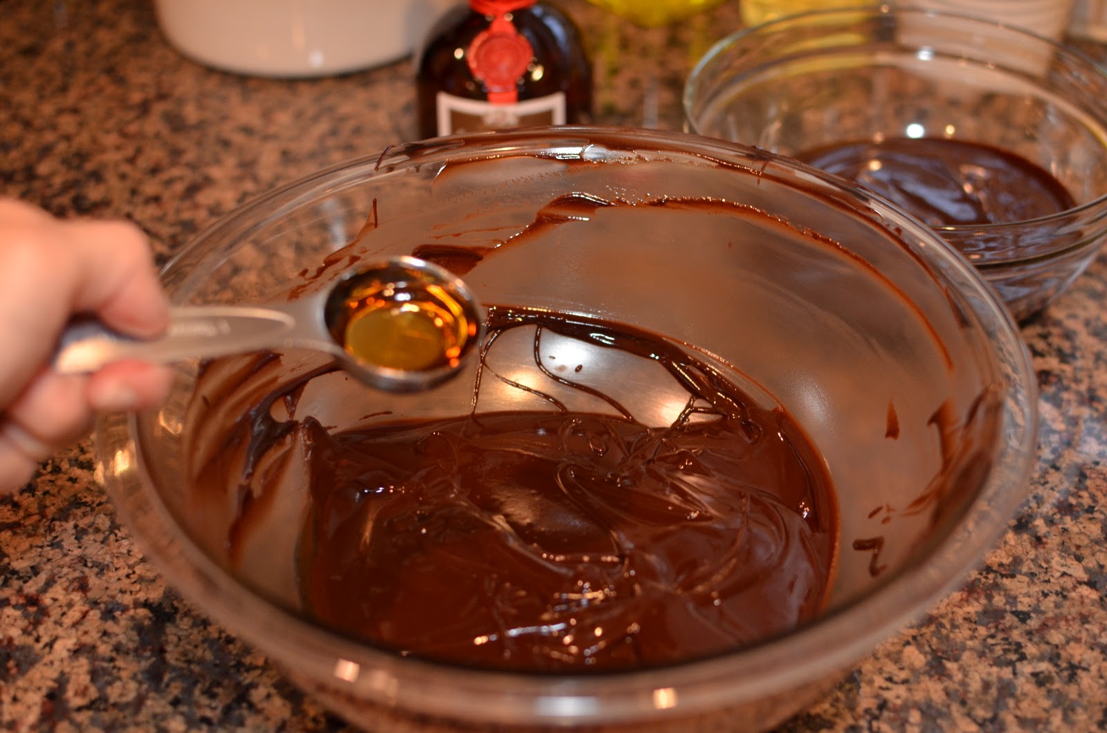 Playing with Flour Chocolate truffles with Grand Marnier (or plain)