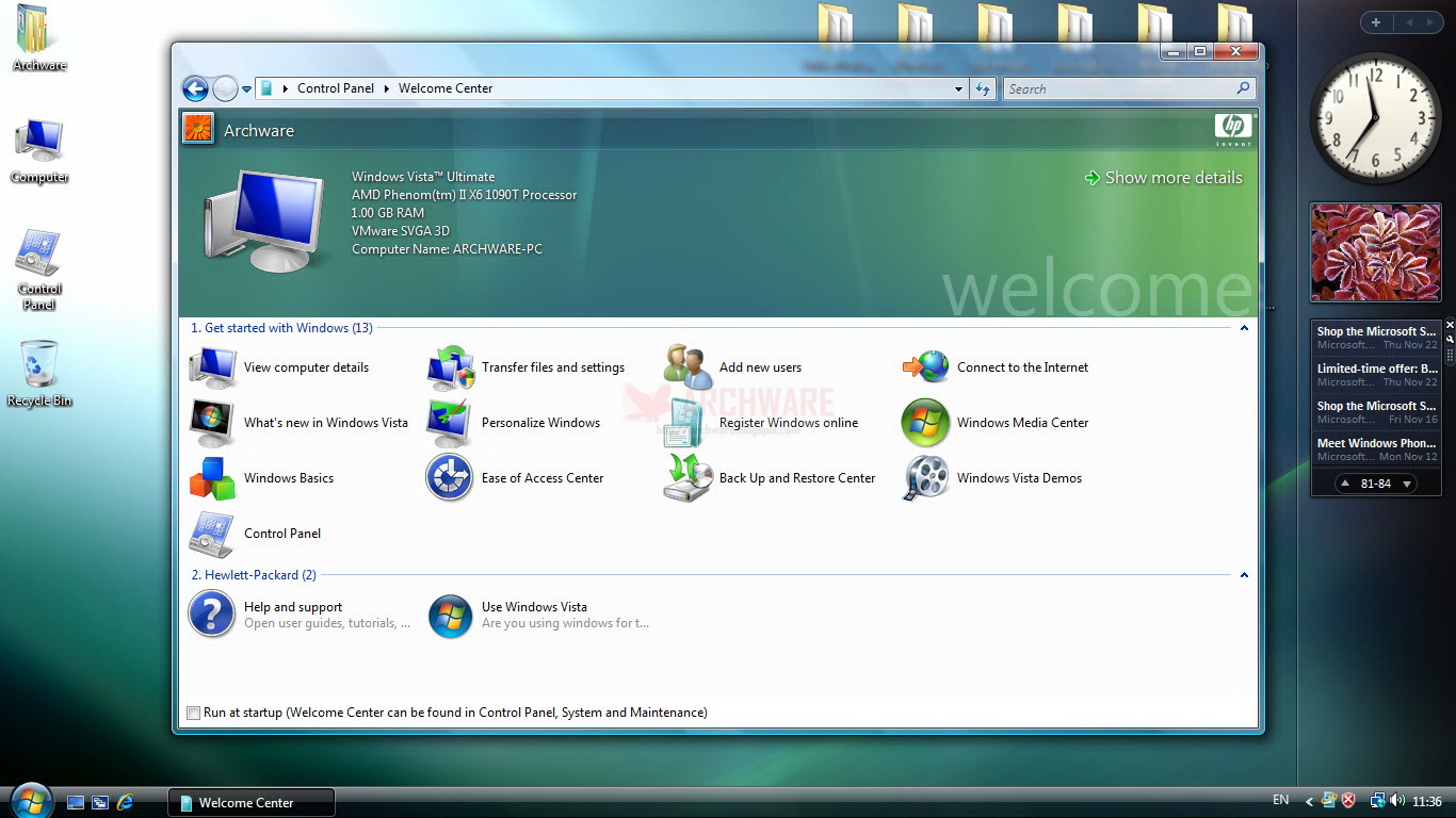Windows Vista Ultimate SP1 x86 (HP OEM DISC) .rar