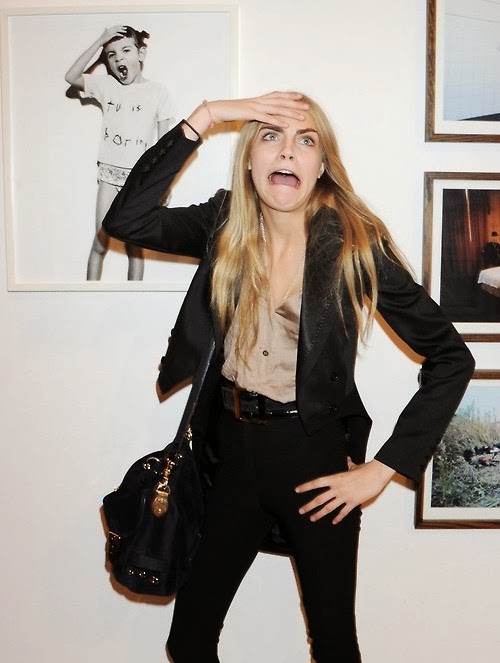 Los mejores gestos de Cara Delevingne Los mejores gestos de Cara Delevingne