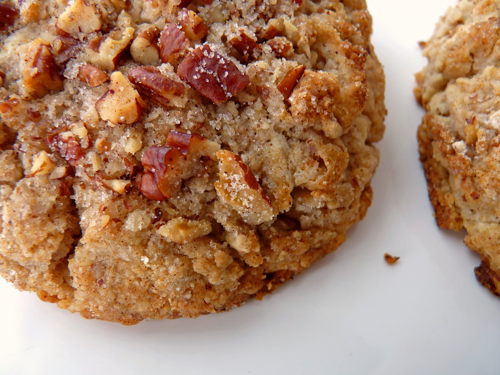 pastry studio Cinnamon Pecan Biscuits with Peaches and Cream