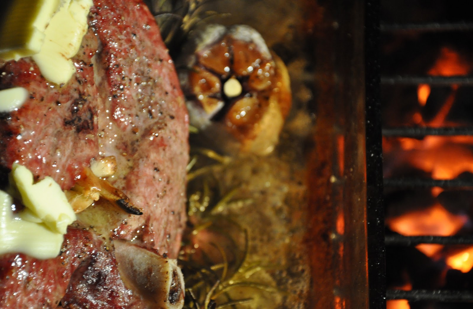 Fire and Food Slow Roasted Leg of Goat