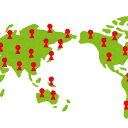 世界の人口のイラスト