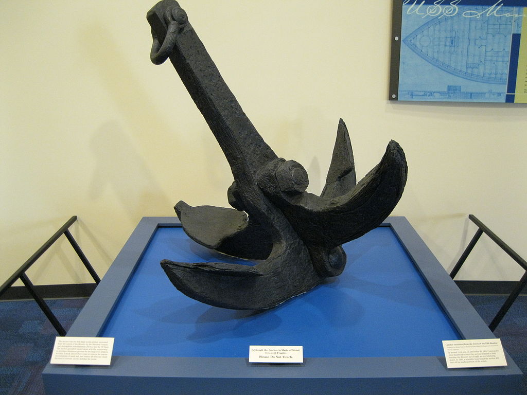 USS Monitor anchor at the Mariners' Museum ~