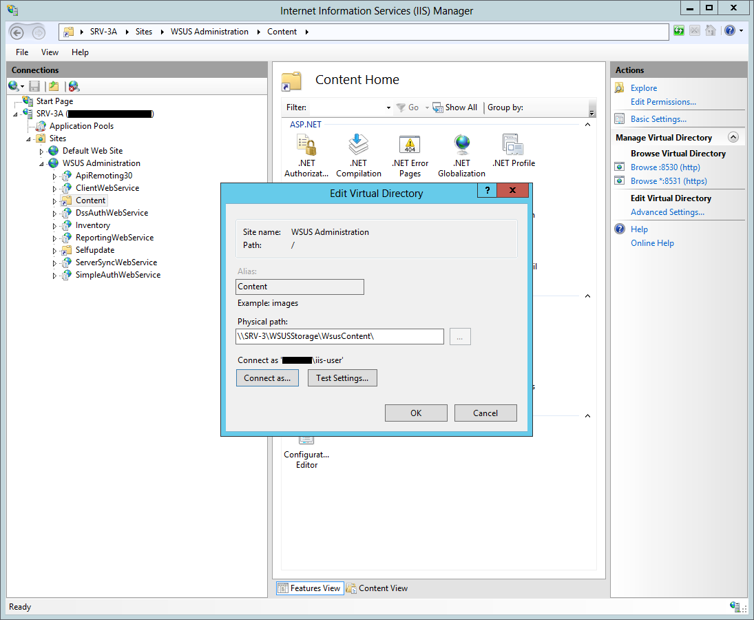 Windows Domain at Home WSUS with SSL and remote WSUSContents