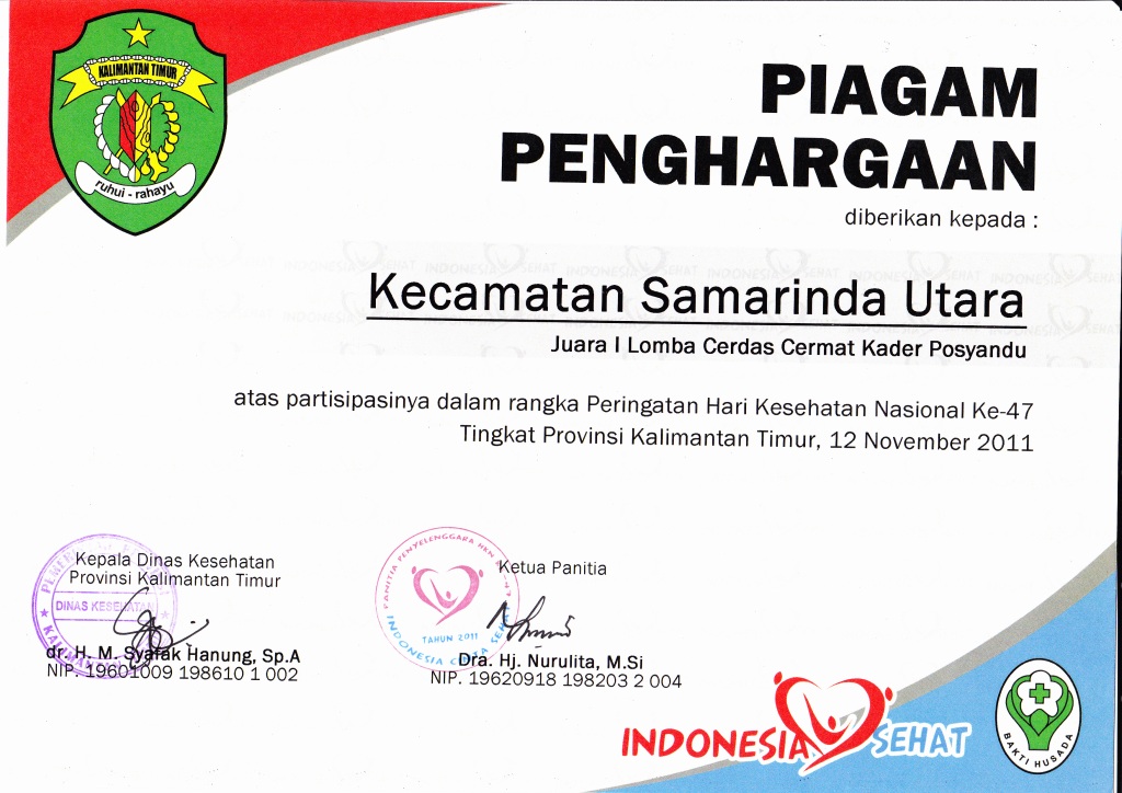 Puskesmas Bengkuring Samarinda KADER PUSKESMAS BENGKURING