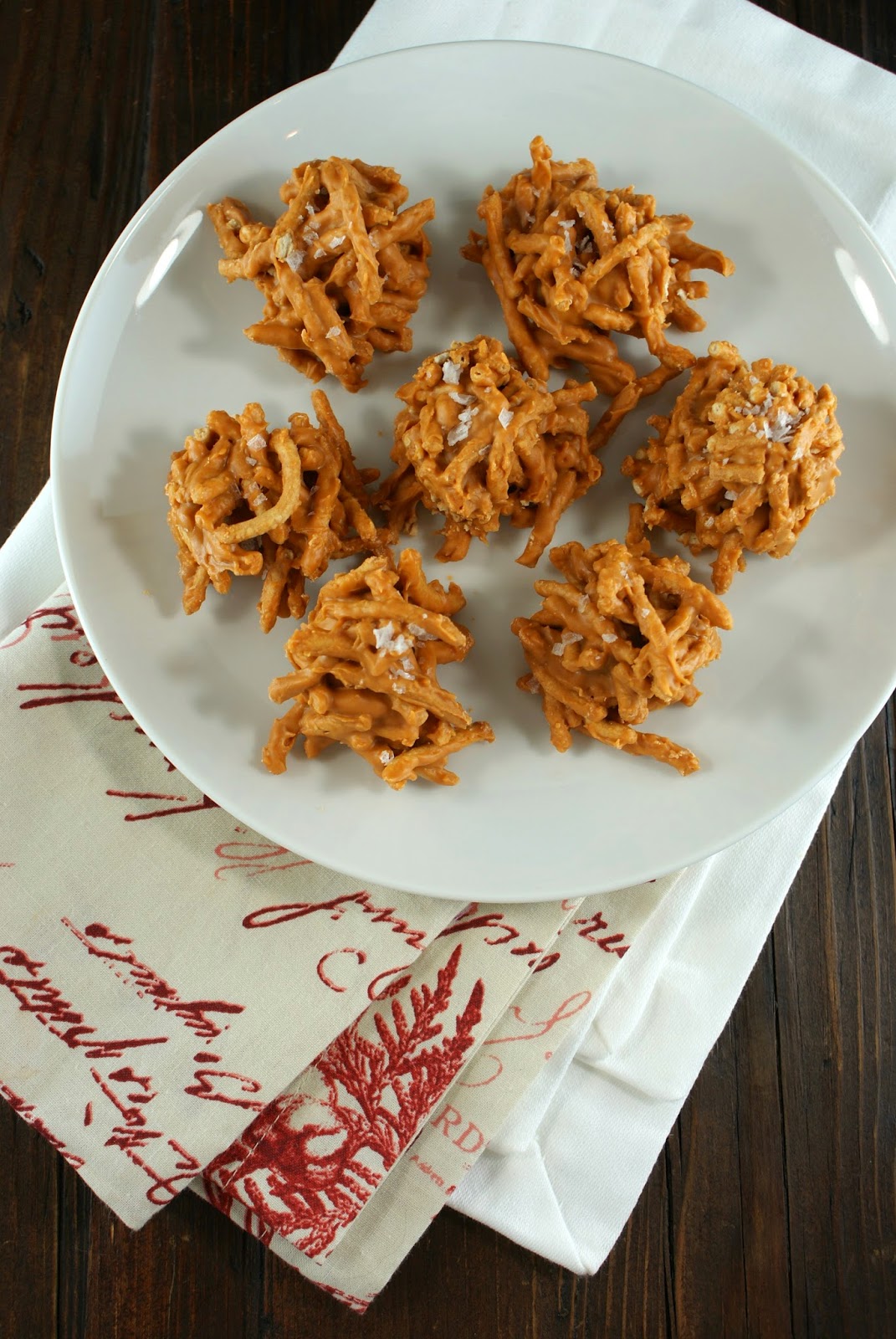 Authentic Suburban Gourmet Salted Butterscotch Haystack Cookies