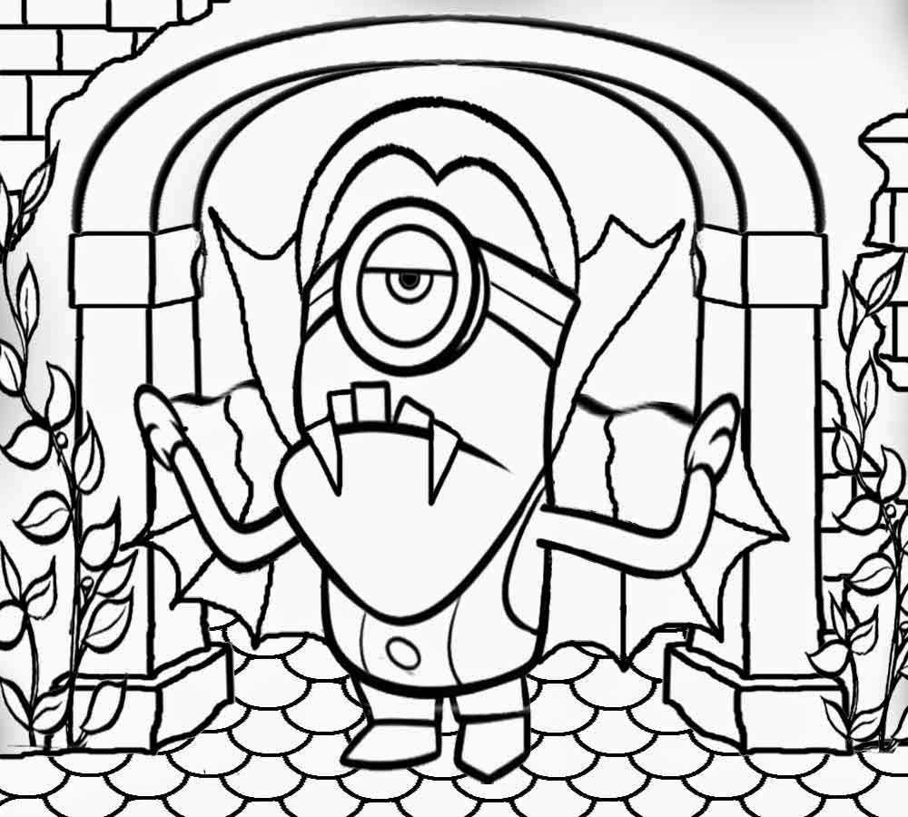Free Coloring Pages Printable Pictures To Color Kids Drawing ideas: Kids Costume Minion Coloring ...
