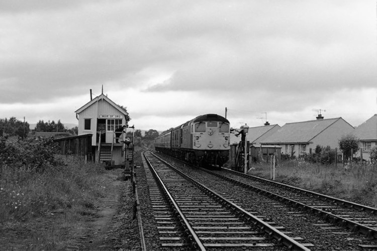 Tour Scotland Photographs Old Photographs Railway Station Muir Of Ord Scotland