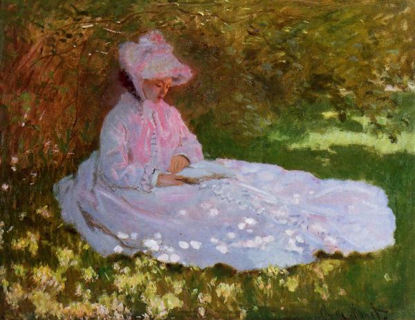 Monet Wife Painting