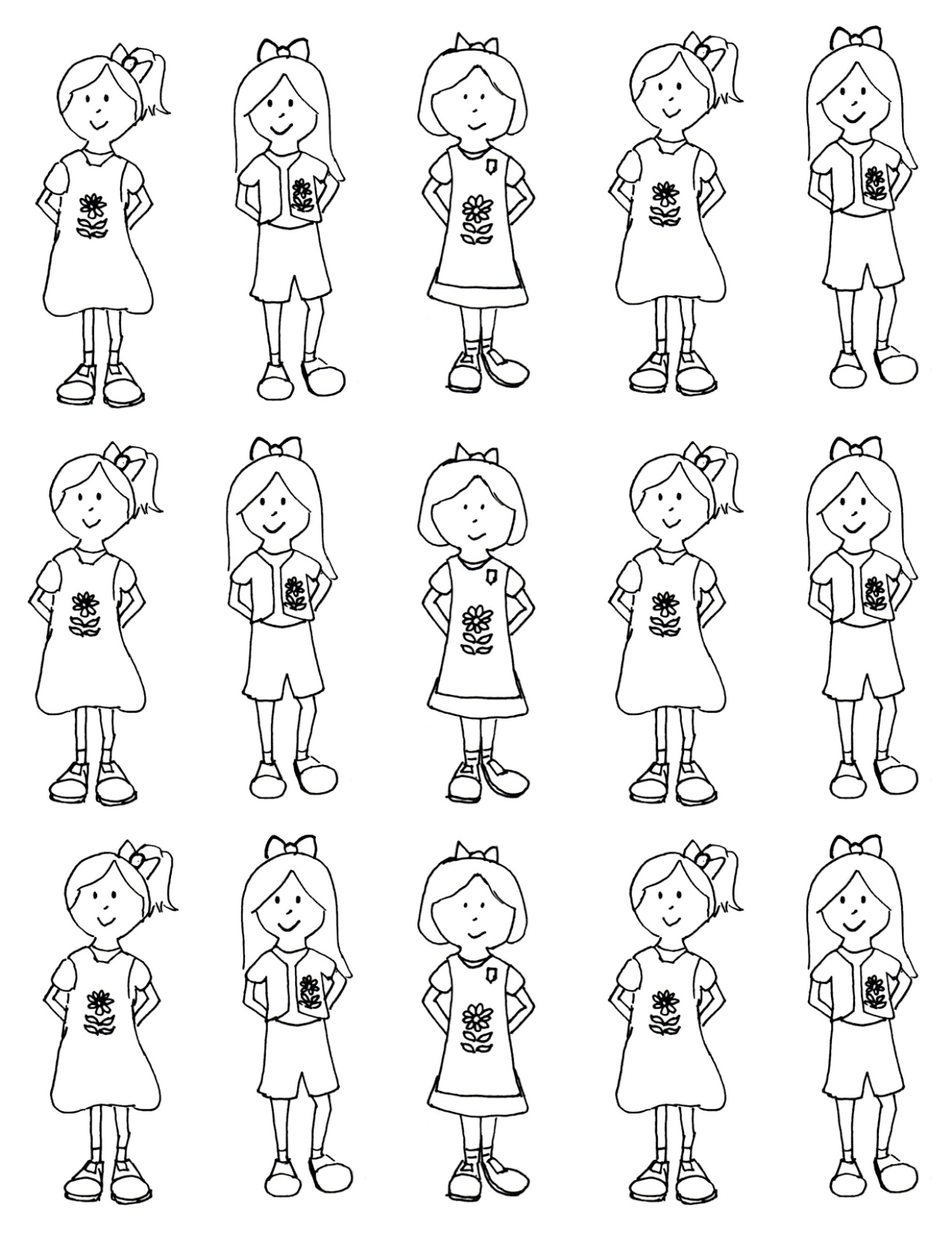 Girl Scout Kaper Chart Printable