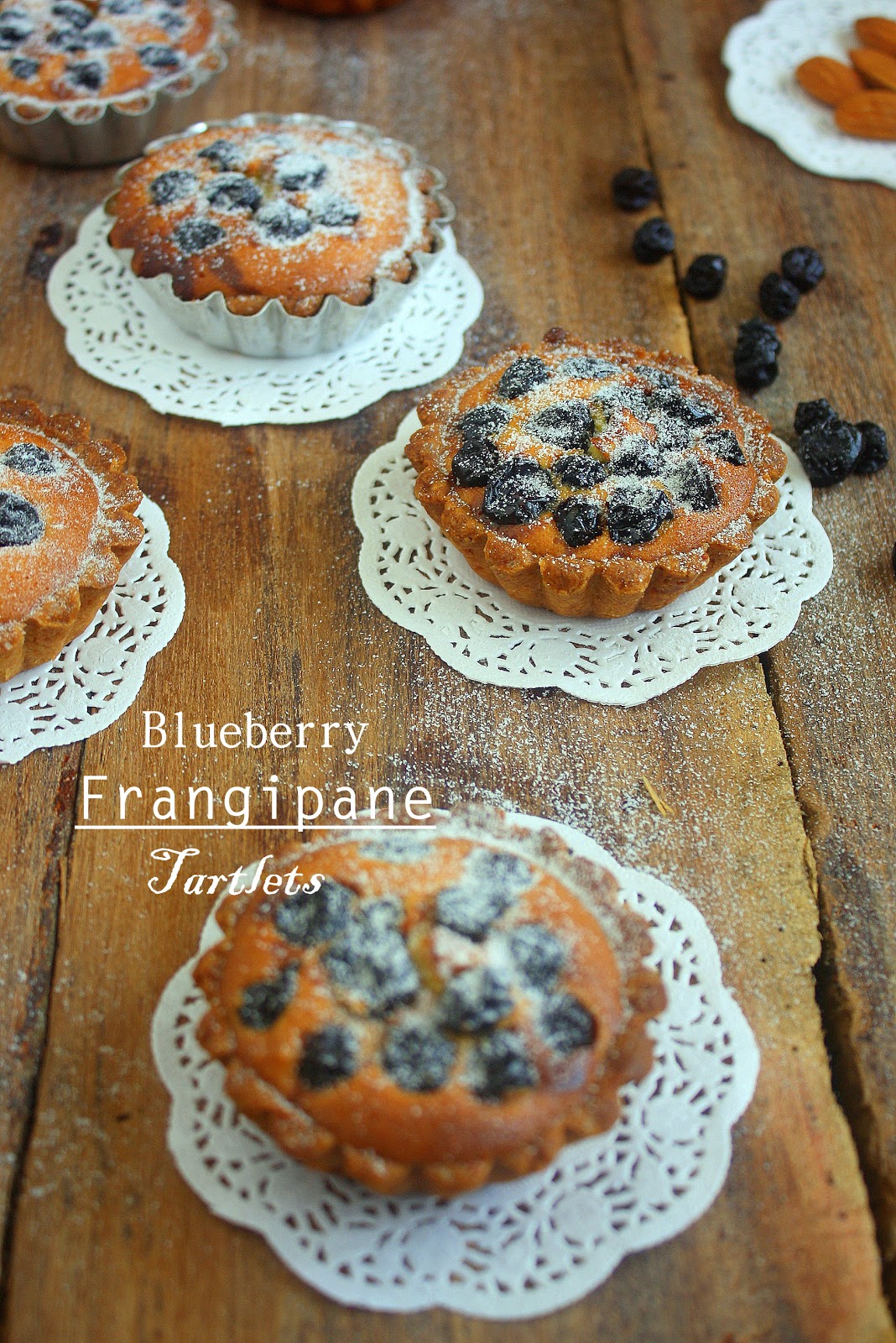 For the love of food! Blueberry Frangipane Tartlets