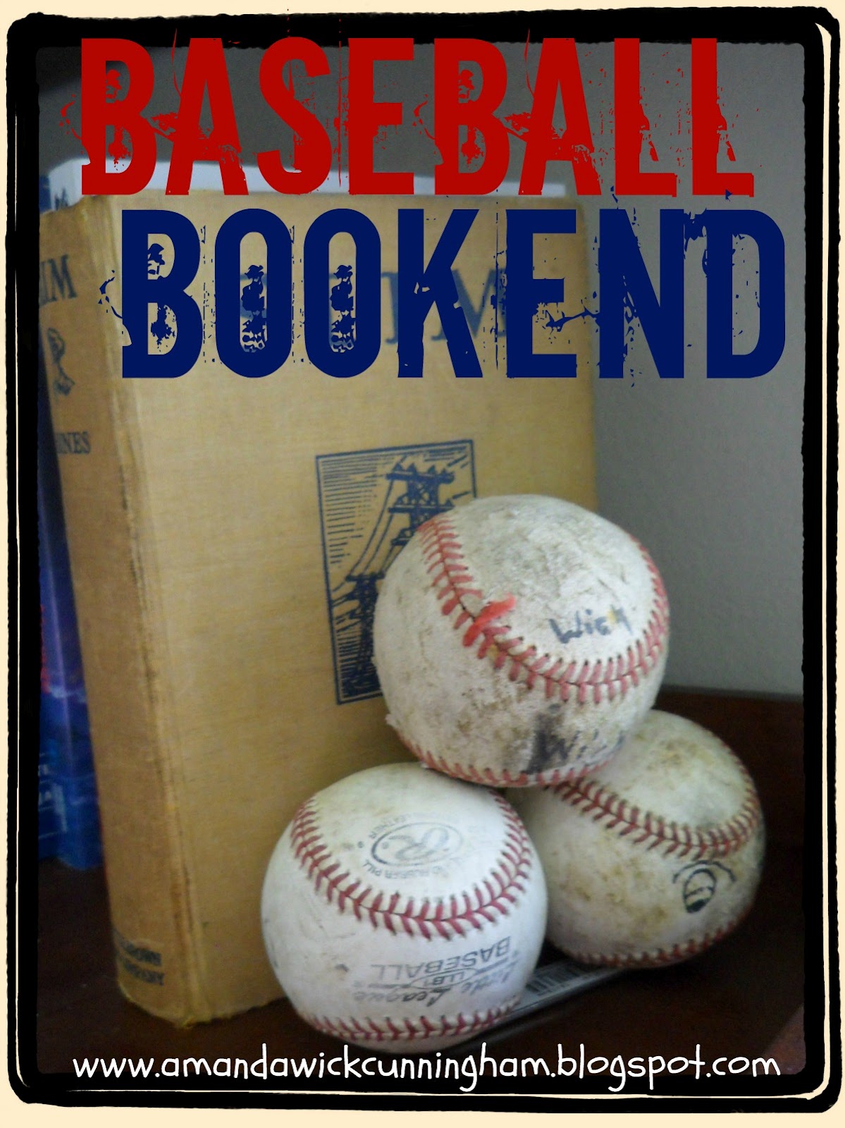 Kaleidoscope of Colors Baseball Bookend