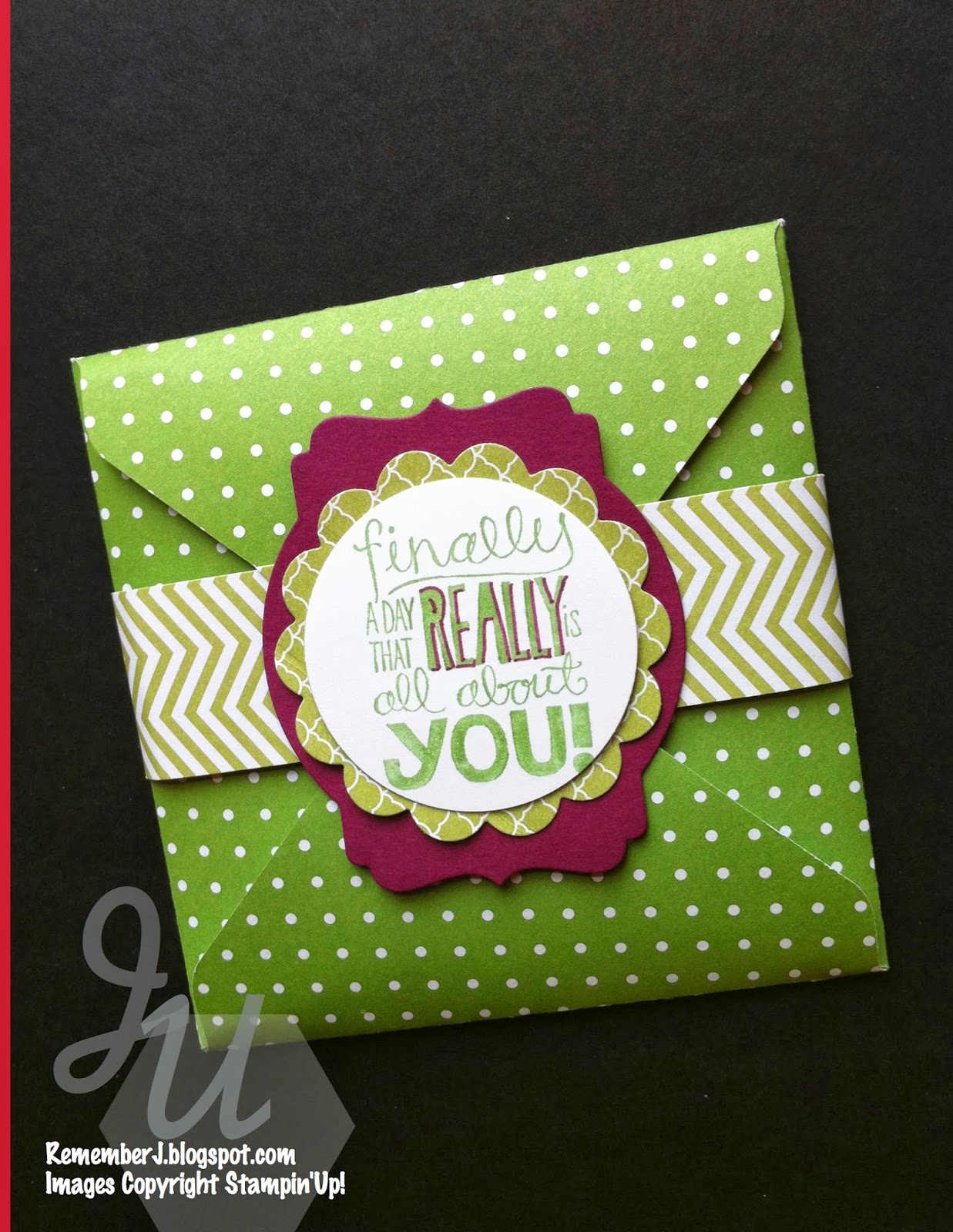 Stamp a Blessing Stampin'Up! Envelope Punch Board