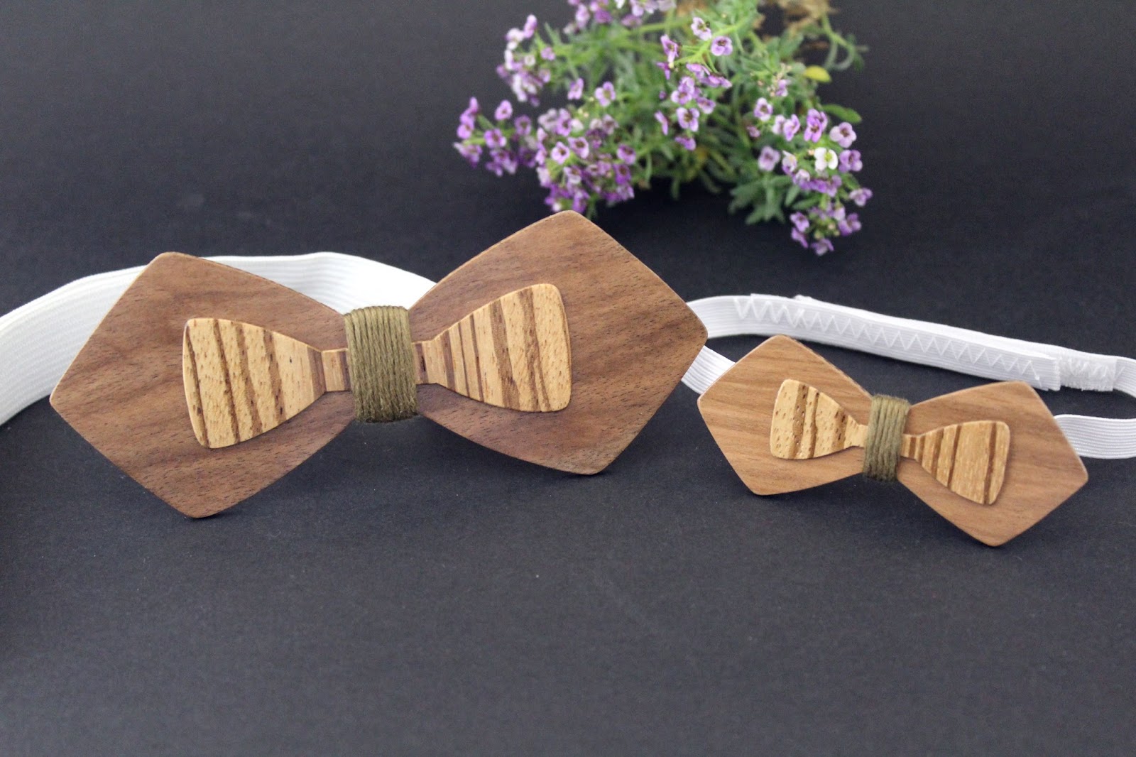 cravate et noeud papillon assortis