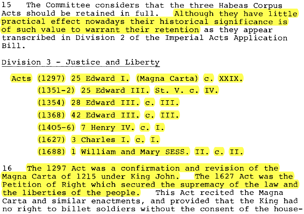 MIKIPEDIA LAW BLOG STATUTE LAW REVISION COMMITTEE REPORT ON THE