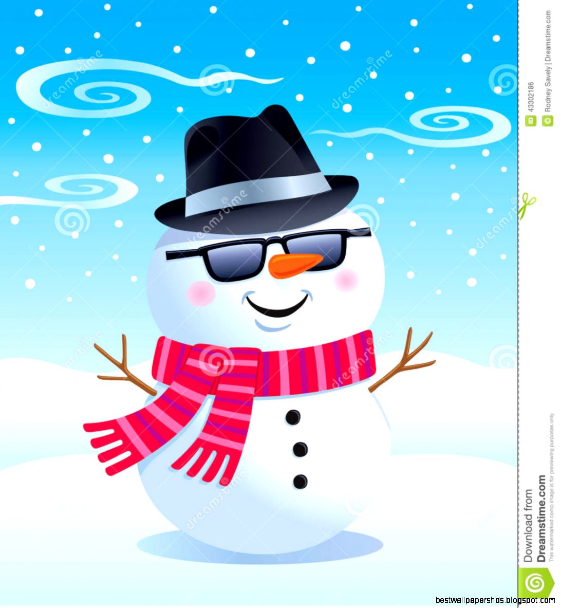 Cool Snowman In A Fedora Stock Illustration Image 43302186 Cool Snowman In A Fedora Stock Illustration Image 43302186