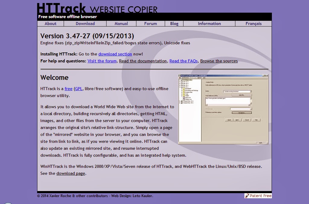 Download Free Software Httrack Website Copier Software