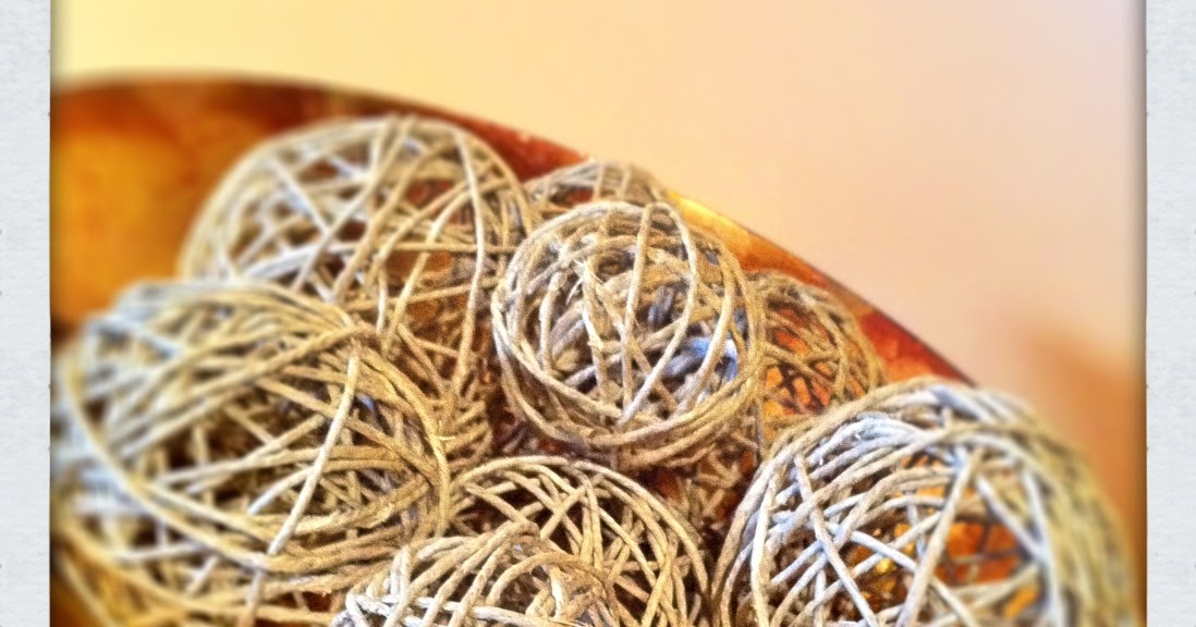 HowTo Decorative Twine Balls B.Cheniful