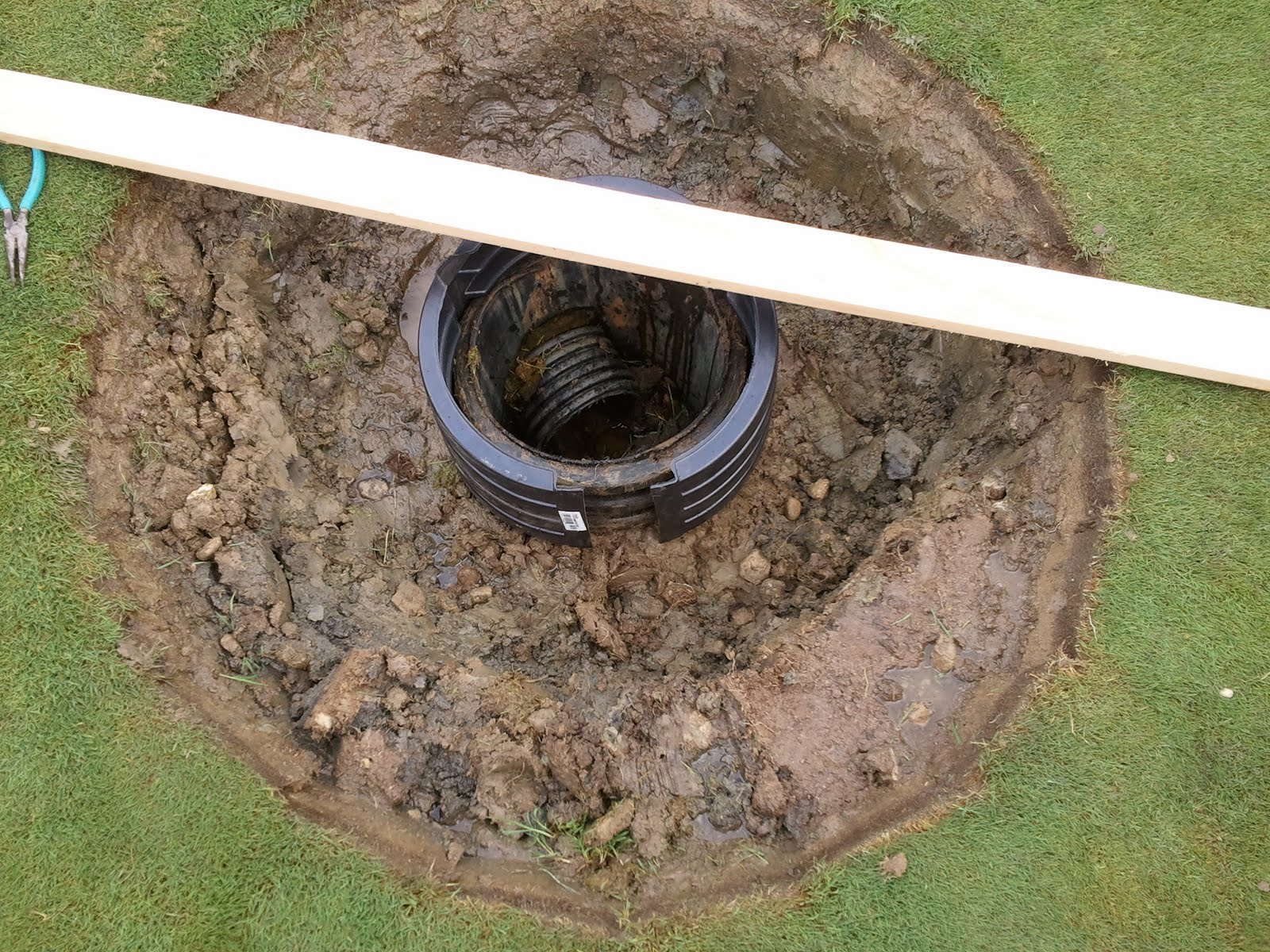 The Sagamore Club Raising sunken drain catch basins