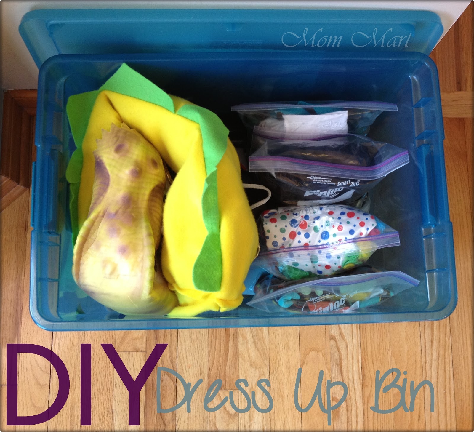 Mom Mart Dress Up Bin for BOYS!