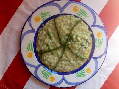 risotto con gli asparagi - asparagus risotto