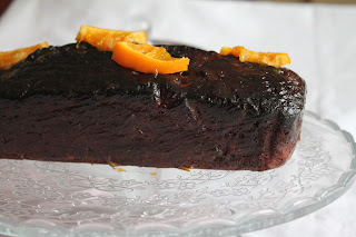 Cake de chocolate y naranja o Bizcocho de chocolate y naranja