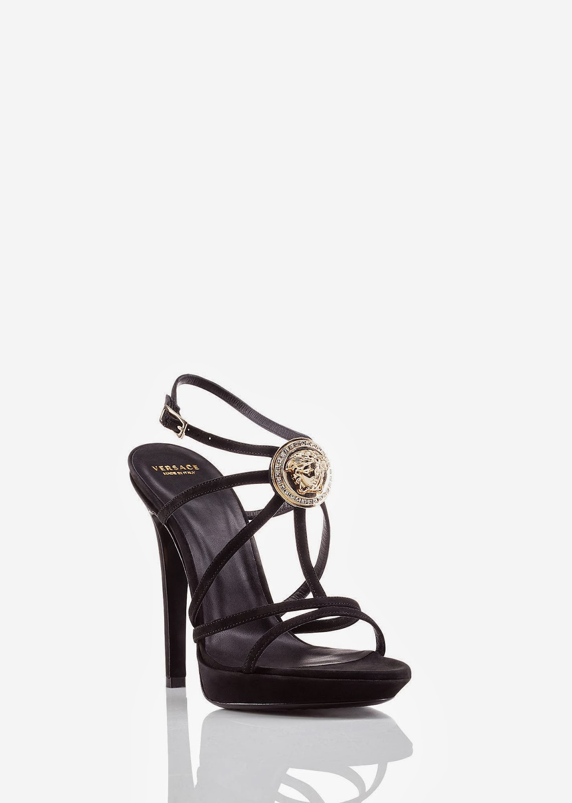 versace medusa platform sandals