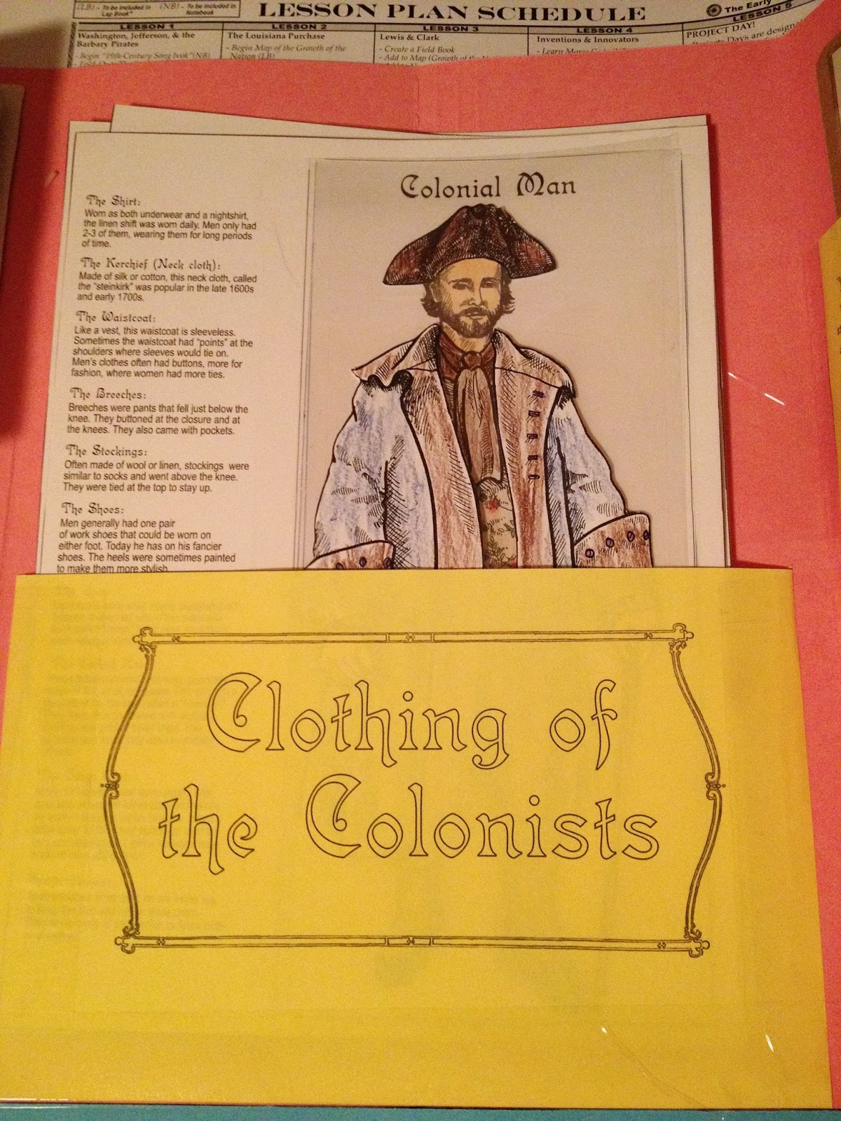 Colonial Life Unit Lapbook - Lessons from the Gulf