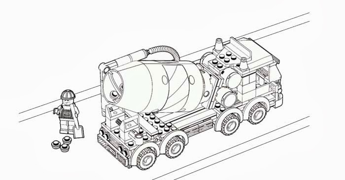 Lego city coloring page | Free Coloring Pages and Coloring Books for Kids