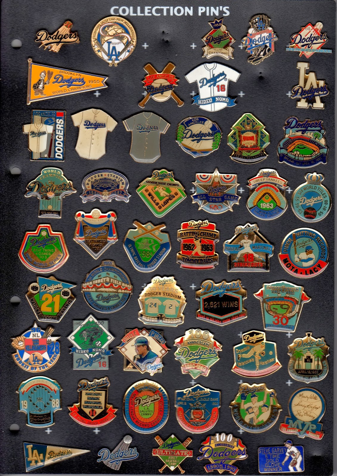 baseball pin collection display collecting MLB team club baseball pin