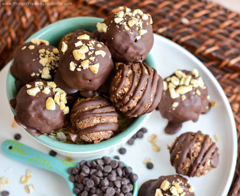 Protein Treats By Nicolette Chocolate Caramel Protein Energy Bites