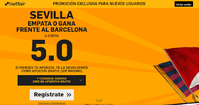 betfair Sevilla gana o empata Barcelona supercuota 5 Liga 3 octubre betfair Sevilla gana o empata Barcelona supercuota 5 Liga 3 octubre