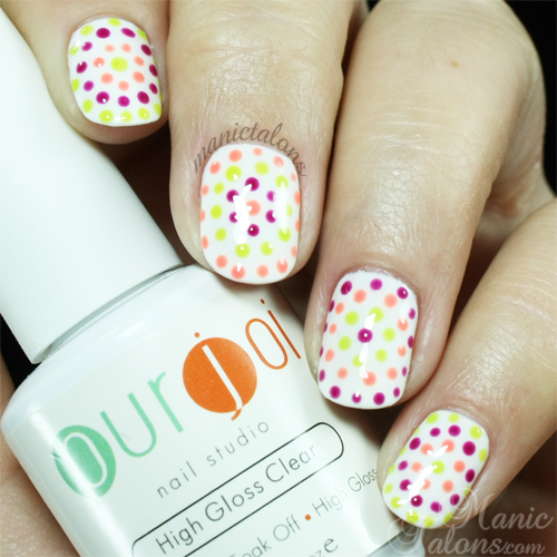Summer Doticure with Purjoi One Step Gel Polish