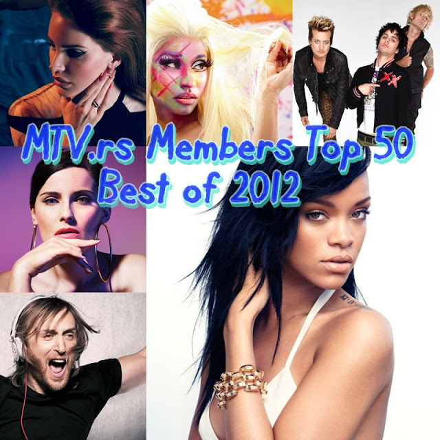 MTV.rs Members Top 50 - Best of 2012 MMT50+2012